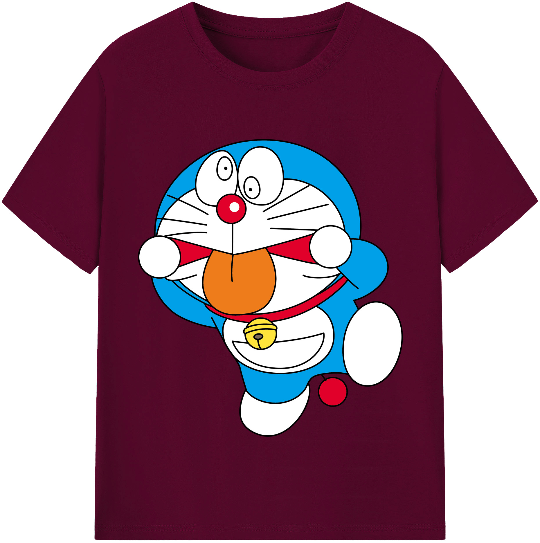 （画像用） ドラえもん Doraemon レディースカジュアルプリントTシャツ（綿100％）